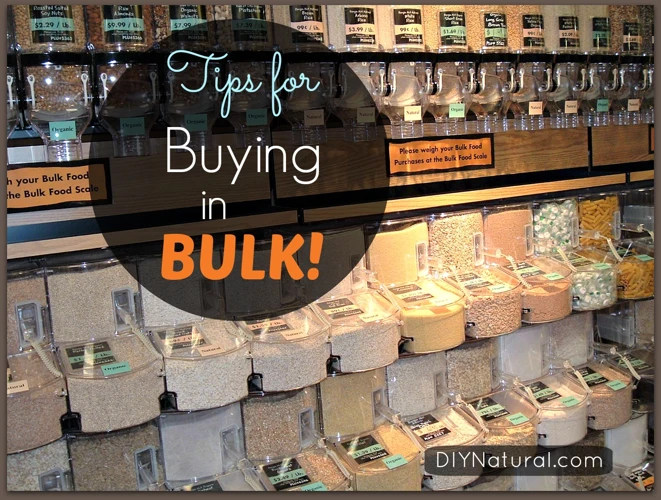 How To Start Bulk Buying For Healthy Eating